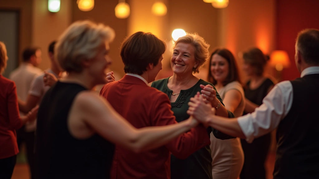 Social salsa gathering