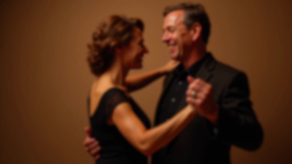 Couple dancing bachata in elegant pose, close-up of dance hold and positioning